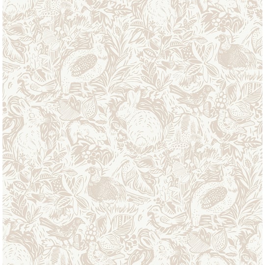 NuWallpaper Cream Terrene Peel & Stick Wallpaper